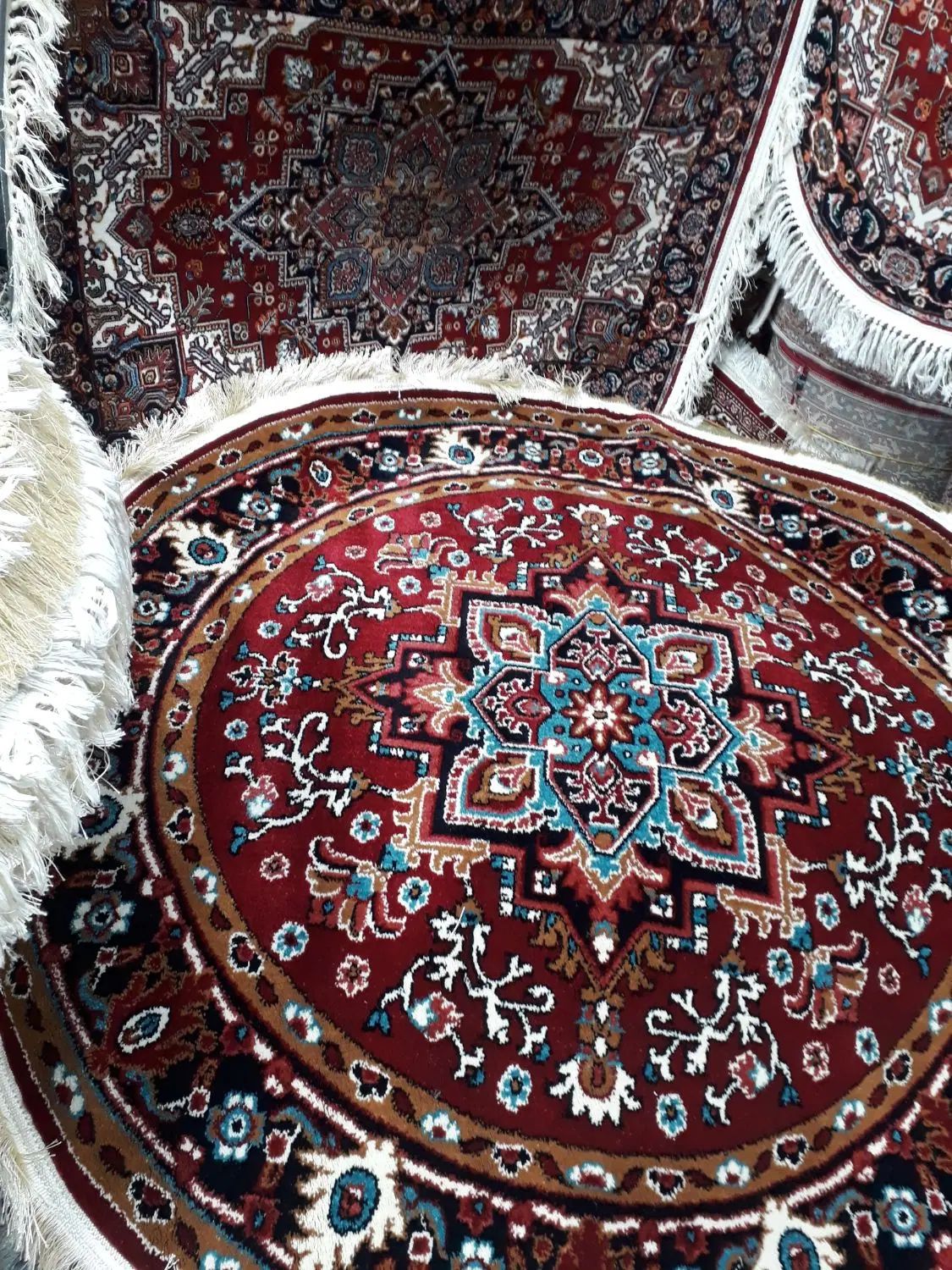 فرش دایره عرض ۱۵۰سانت فرش هریس آشپز خانه|فرش|تبریز, |دیوار