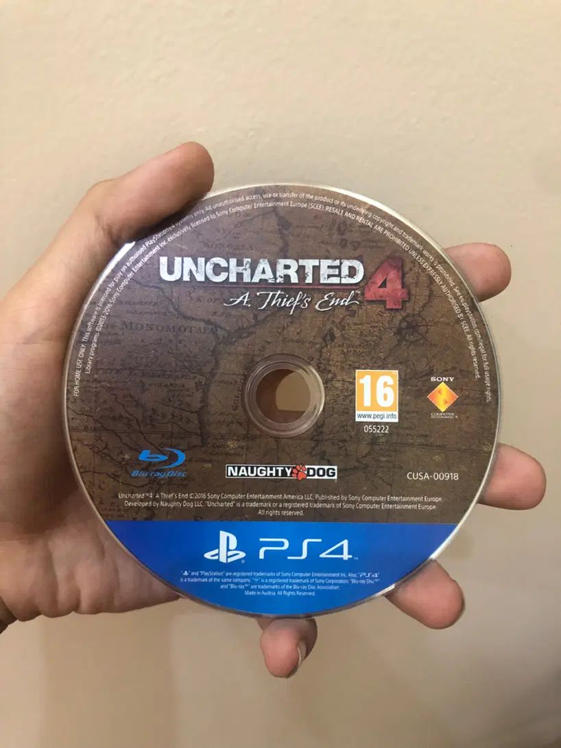 سی دی بازی پی اس 4 انچرتد یا UNCHARTED|کنسول، بازی ویدئویی و آنلاین|تهران, کاشانک|دیوار