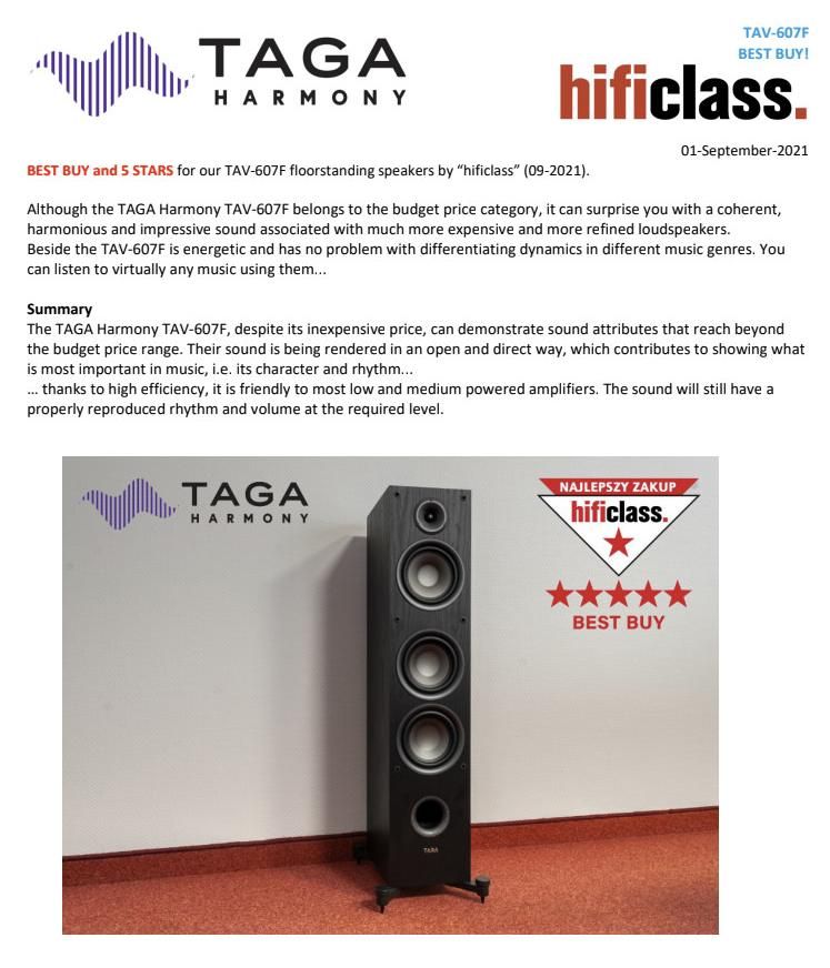 بلندگوی ایستاده تاگا  Taga Harmony TAV-607F|سیستم صوتی خانگی|تهران, کاشانک|دیوار