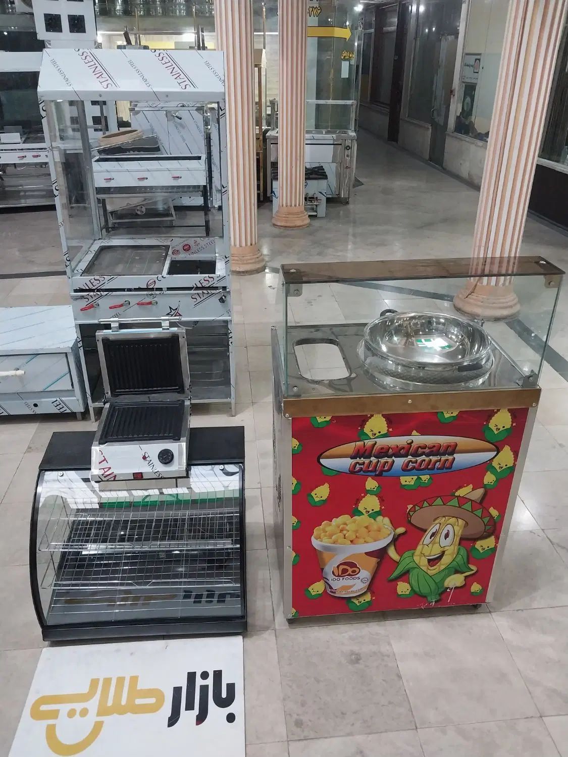 گرمکن گنبدی عرض ۶۰ پیراشکی اشترودل شیشه ای طول ۷۰|اجاق گاز و لوازم برقی پخت‌وپز|تهران, مطهری|دیوار