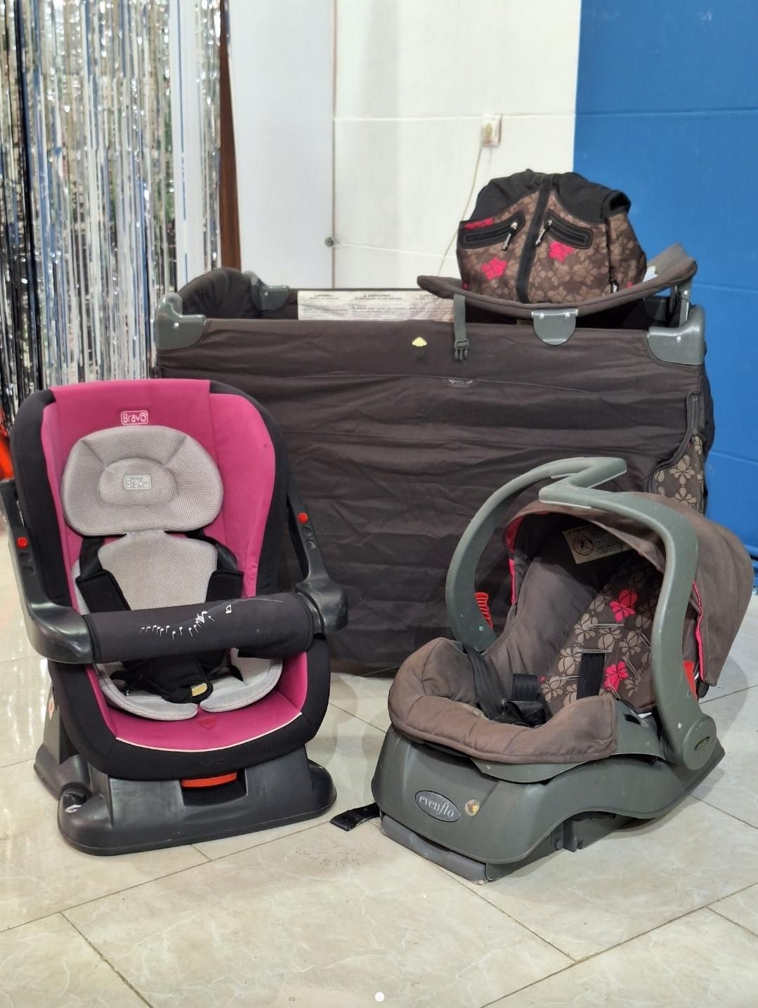 فروش سیسمونی برند ایون فلو کاملا نو|تخت و صندلی بچه|میانه, |دیوار