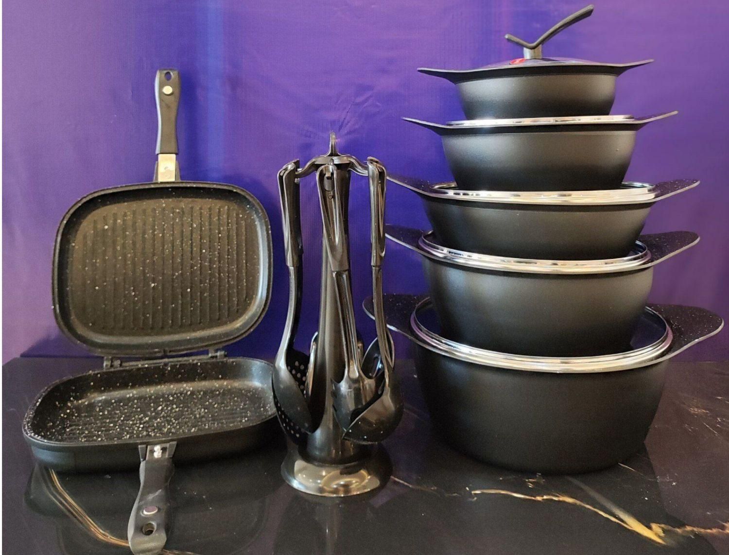 سرویس قابلمه ۱۹پارچه با تابه رژیمی|ظروف پخت‌وپز|اسلام‌شهر, شهرک توحید|دیوار