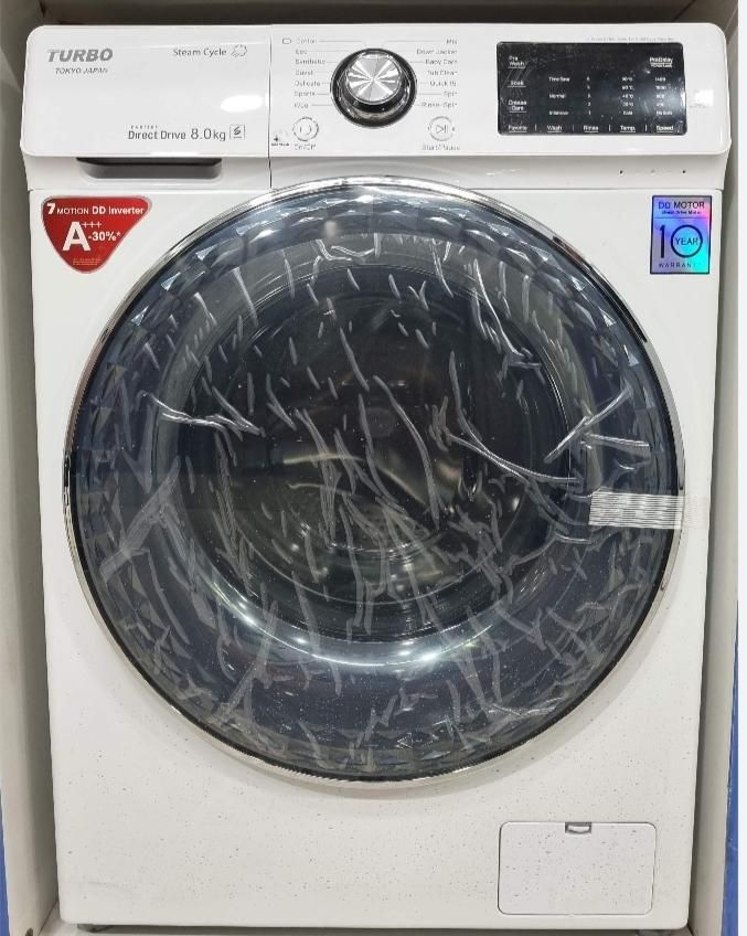 ماشین لباسشویی 8 کیلویی توربو|ماشین لباسشویی و خشککن لباس|کاشان, |دیوار