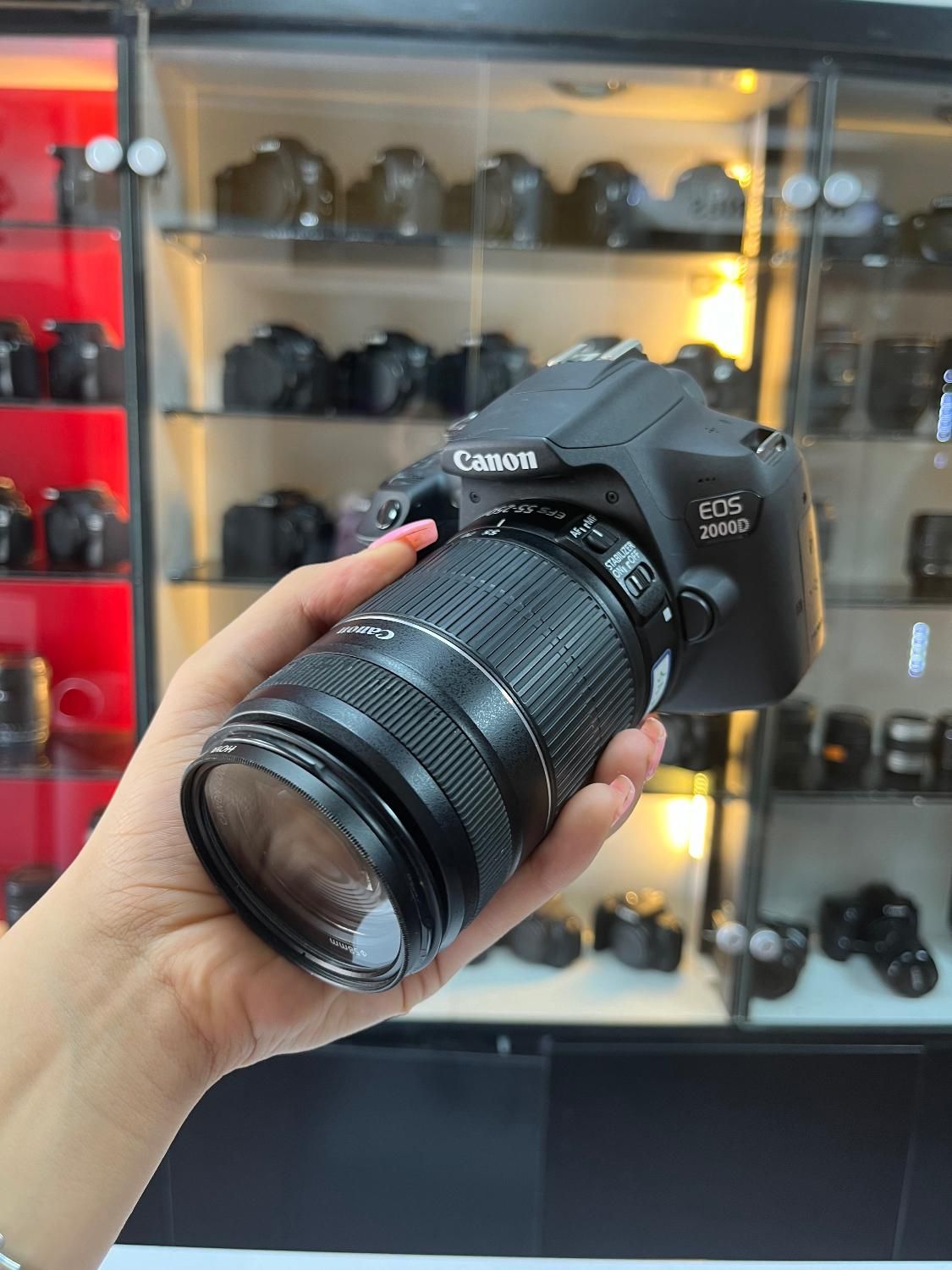 Canon 2000D + 55-250mm|دوربین عکاسی و فیلم‌برداری|کرج, عظیمیه|دیوار