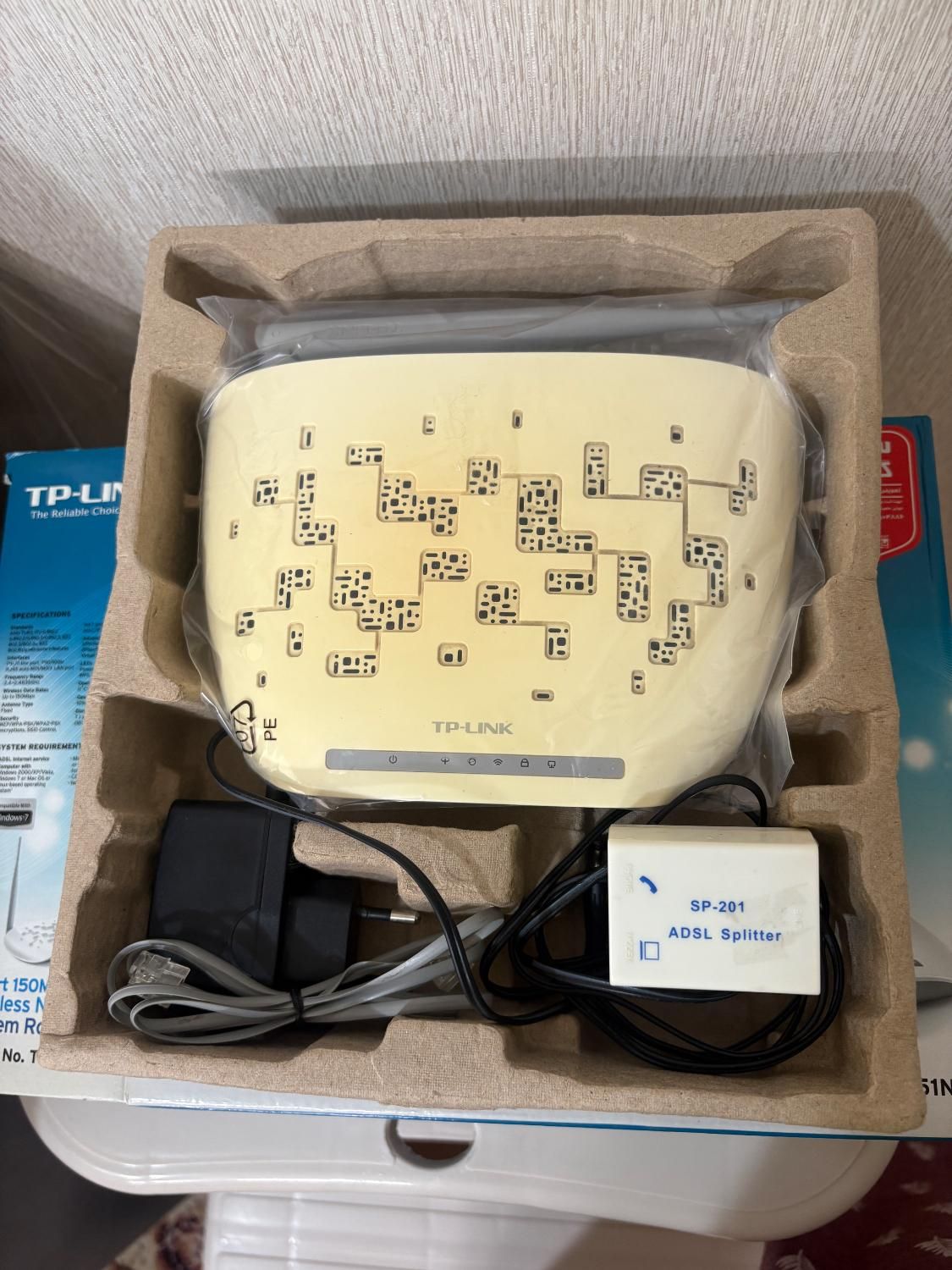 مودم adsl مدل tplink|مودم و تجهیزات شبکه|اراک, |دیوار