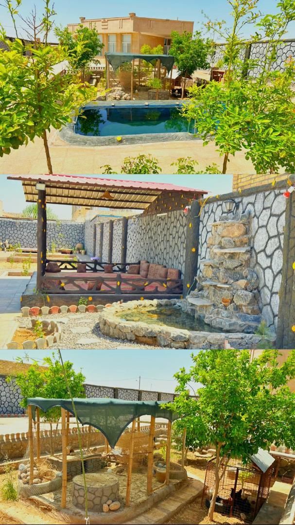 اجاره روزانه /باغ ویلا /شیک استخر دار/1500متری|اجارهٔ کوتاهمدت ویلا و باغ|یزد, |دیوار