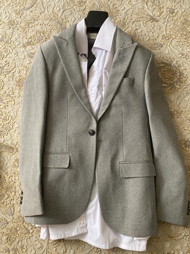 کت شلوار همراه جلیقه طوسی سایز ۴۴|لباس|فولادشهر, فولادشهر|دیوار