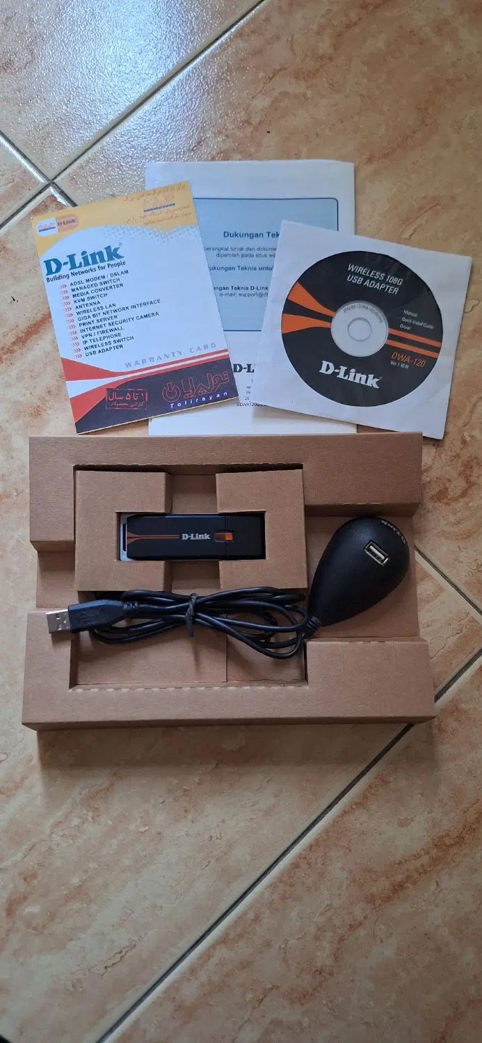 دانگل وای فای D-Link (کارت شبکه بیسیم)|مودم و تجهیزات شبکه|تهران, دروس|دیوار