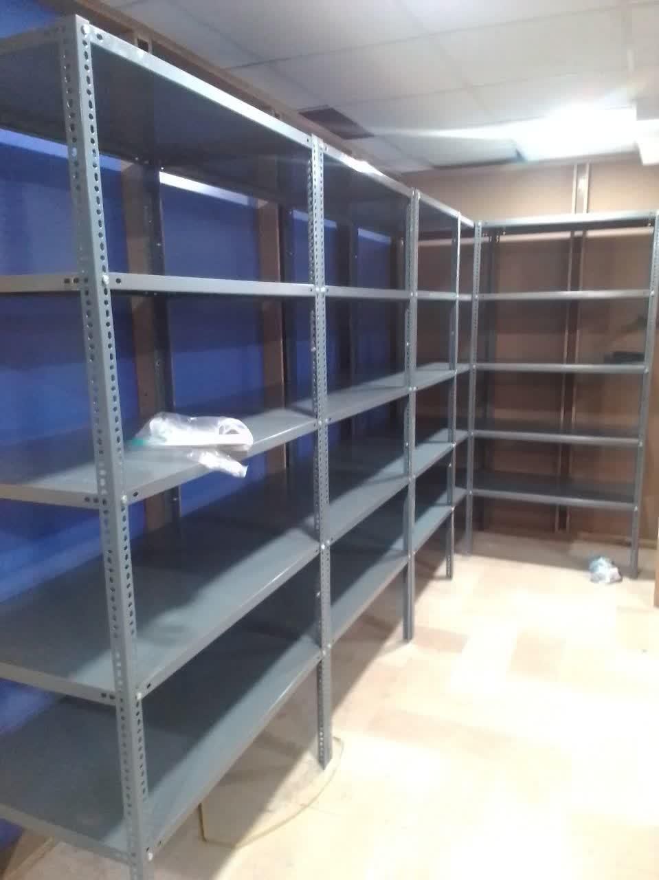 قفسه فلزی طوسی انباری|فروشگاه و مغازه|یزد, |دیوار