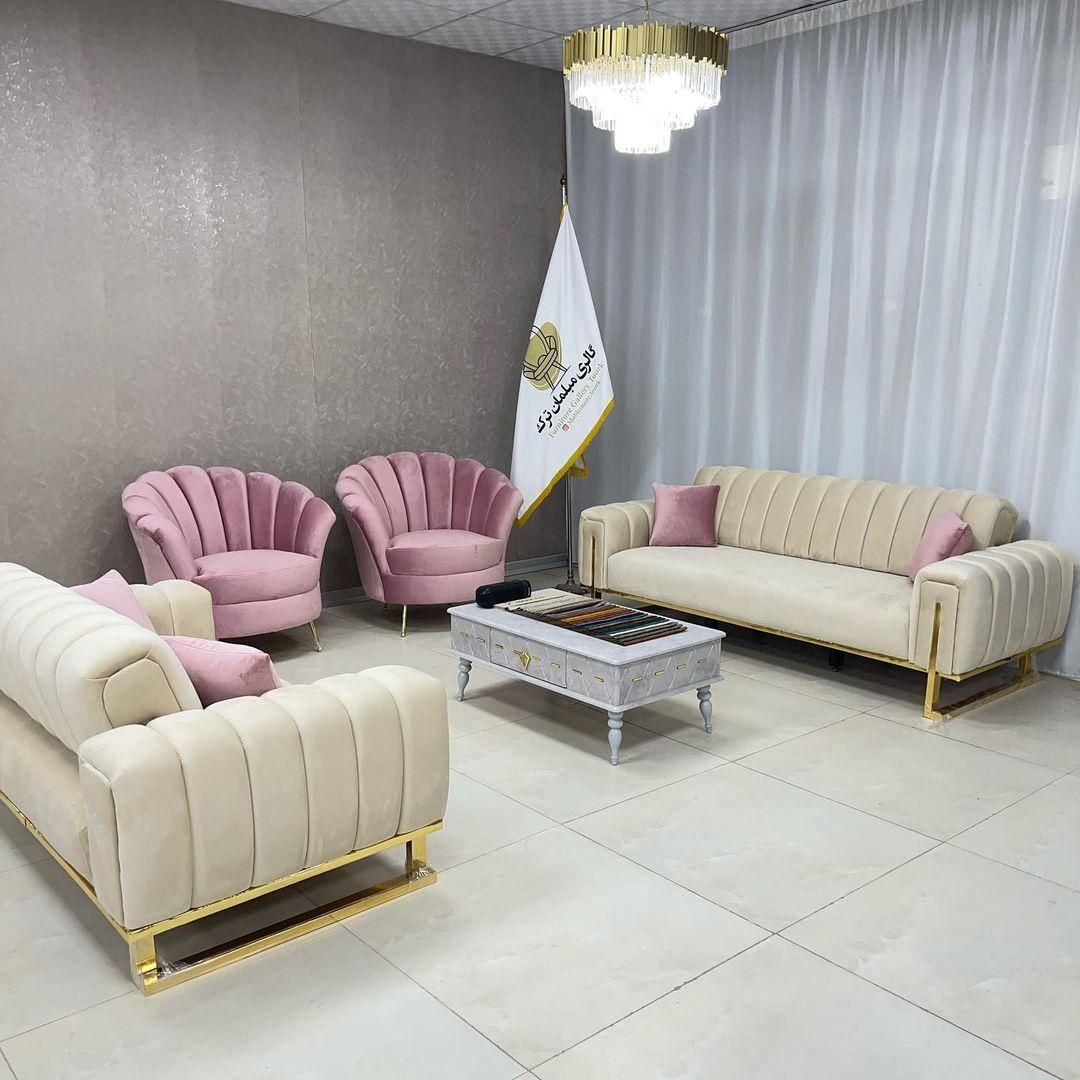 مبل چستر صدفی کد ۰۱۲|مبلمان خانگی و میز عسلی|زنجان, |دیوار