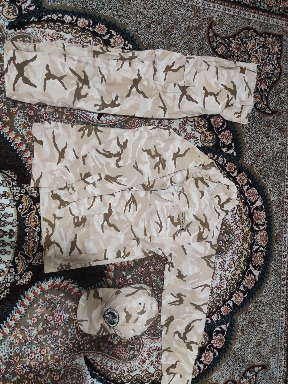 لباس سربازی سپاه سایز xl و کلاه|لباس|قم, شهر قائم|دیوار