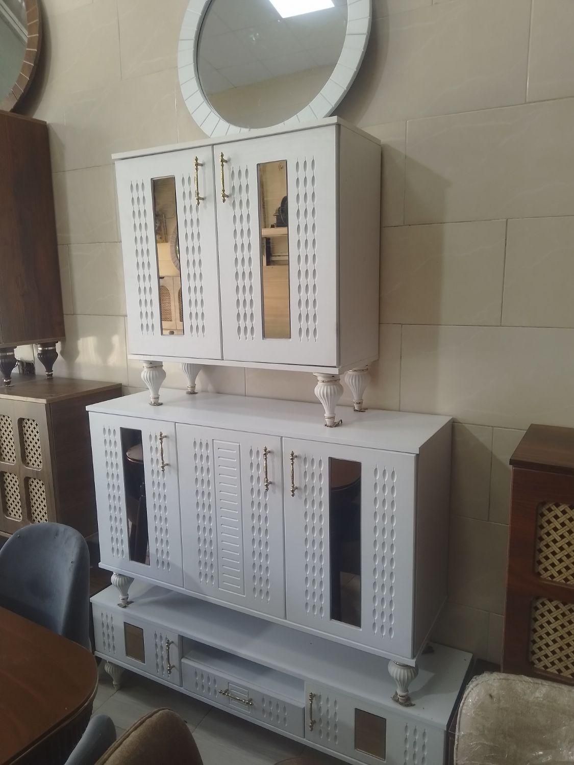 کنسول وآینه|بوفه، ویترین، کنسول|قزوین, |دیوار