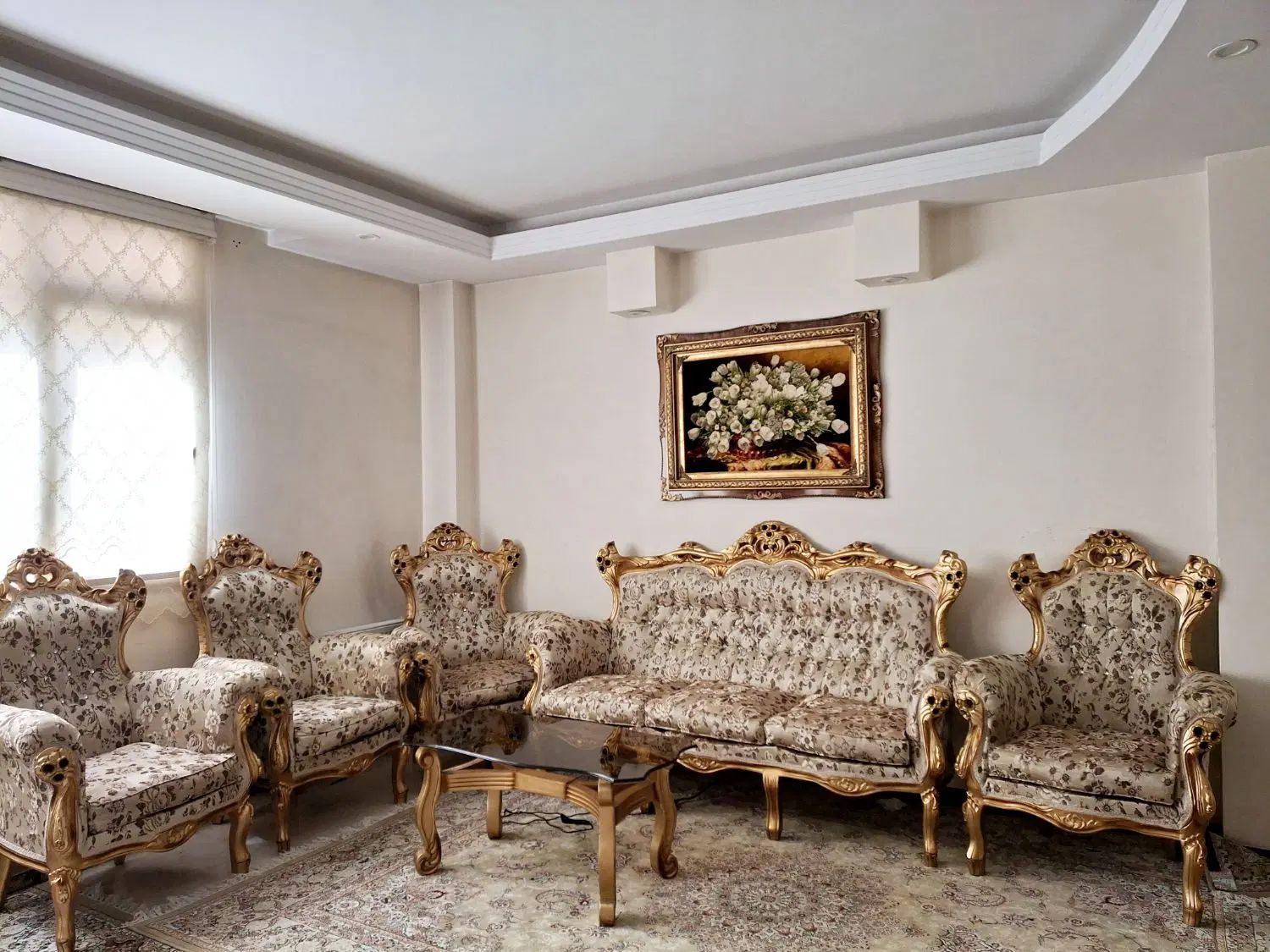 مبل استیل ۷نفره|مبلمان خانگی و میز عسلی|تهران, ارامنه|دیوار