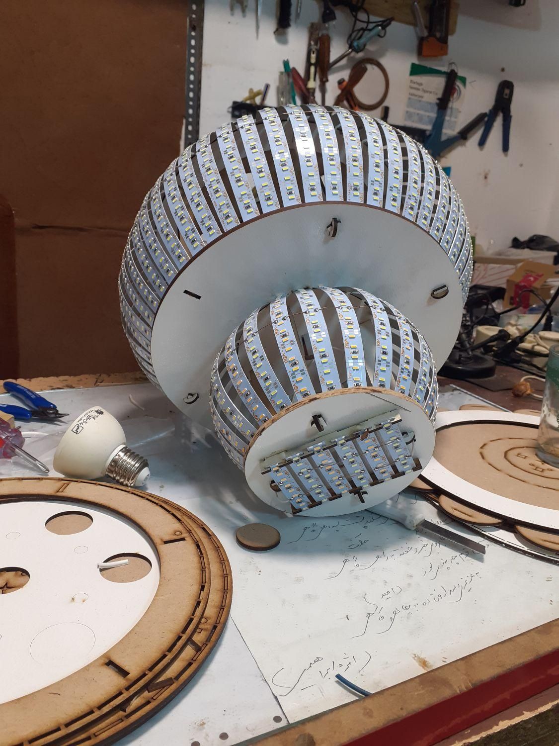 لامپ دست ساز|لامپ و چراغ|ماکو, |دیوار