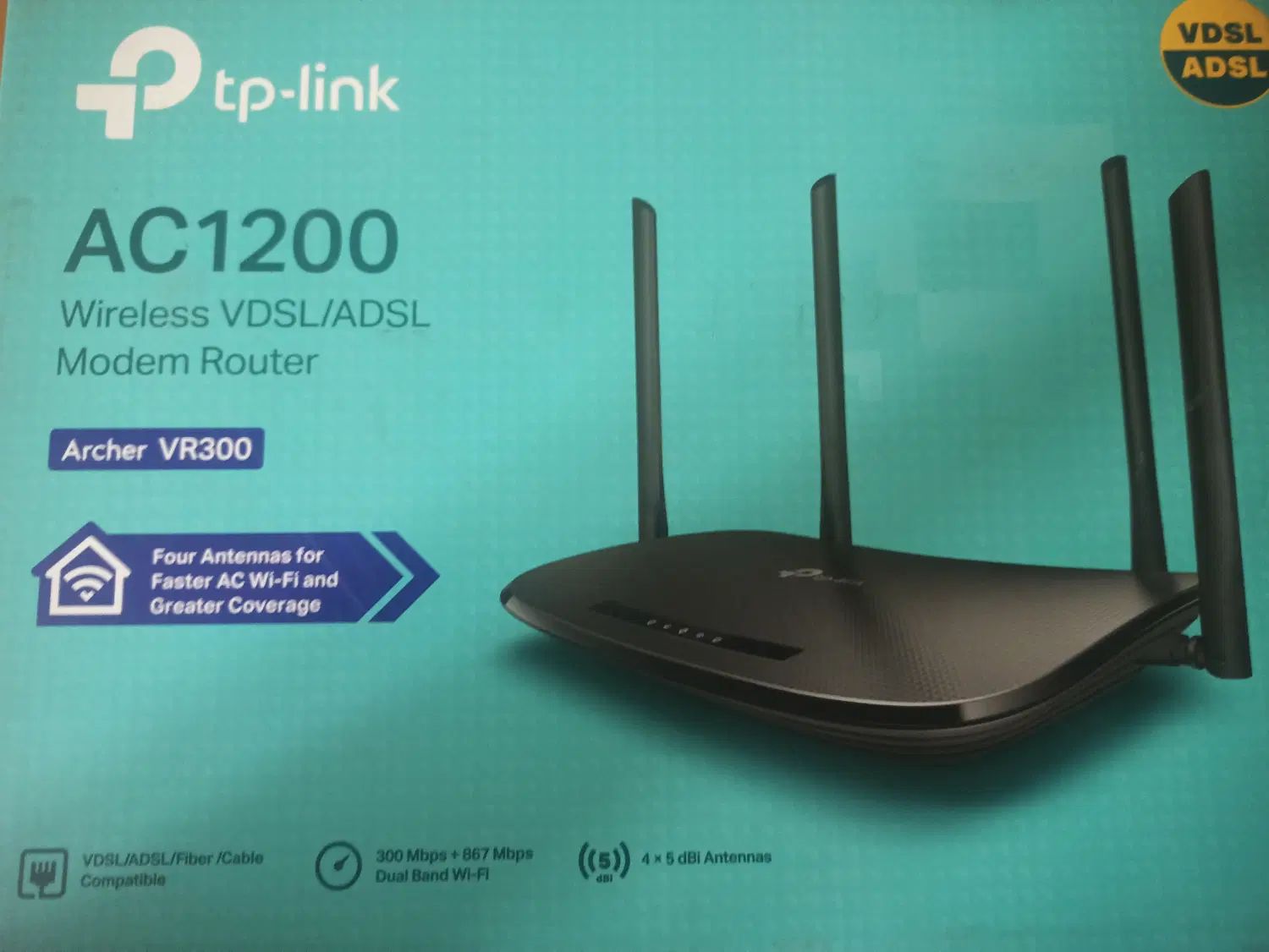 مودم روتر تی پی لینک ac1200 archer vr300|مودم و تجهیزات شبکه|تهران, وحیدیه|دیوار