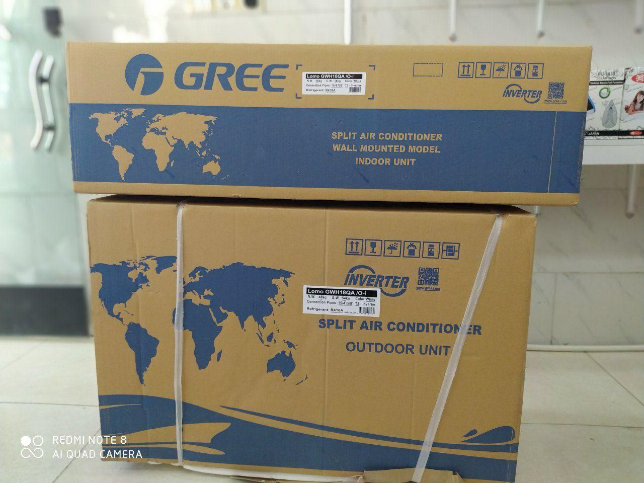 گری GWH24QA|کولر گازی و فن‌کوئل|بانه, |دیوار