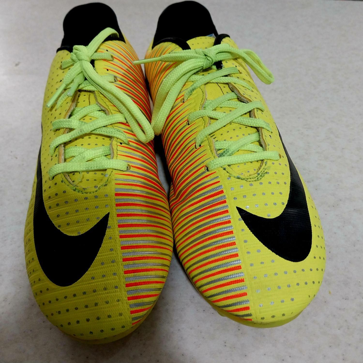 کفش فوتبال استوک دار مدل نایک CR7|کیف، کفش، کمربند|قم, باجک دو|دیوار