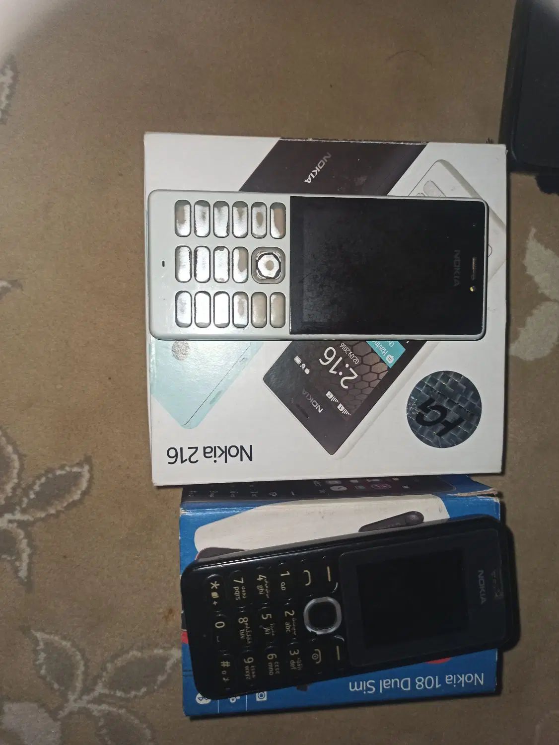 موبایل نوکیا ۱۰۸ و ۲۱۶|موبایل|کرمانشاه, |دیوار