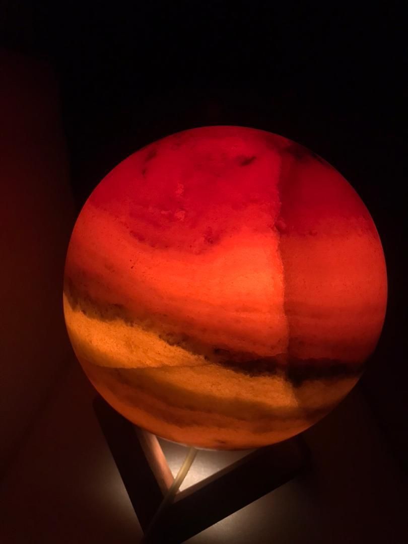 چراغ خواب (آباژور) سنگ نمک|چراغ خواب و آباژور|شیراز, کاراندیش|دیوار