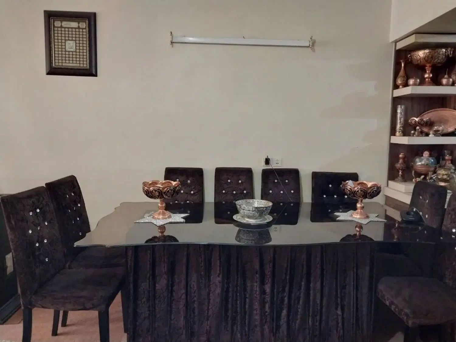 میز ناهار خوری|میز و صندلی غذاخوری|اصفهان, رزمندگان|دیوار