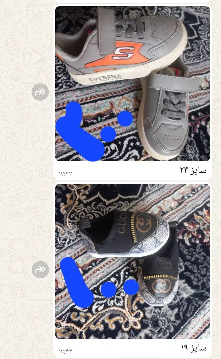 چندتاکفش کودک تمیز بیشترشون پانخوردن تمیزهستن|کفش و لباس بچه|قرچک, زیبا شهر|دیوار