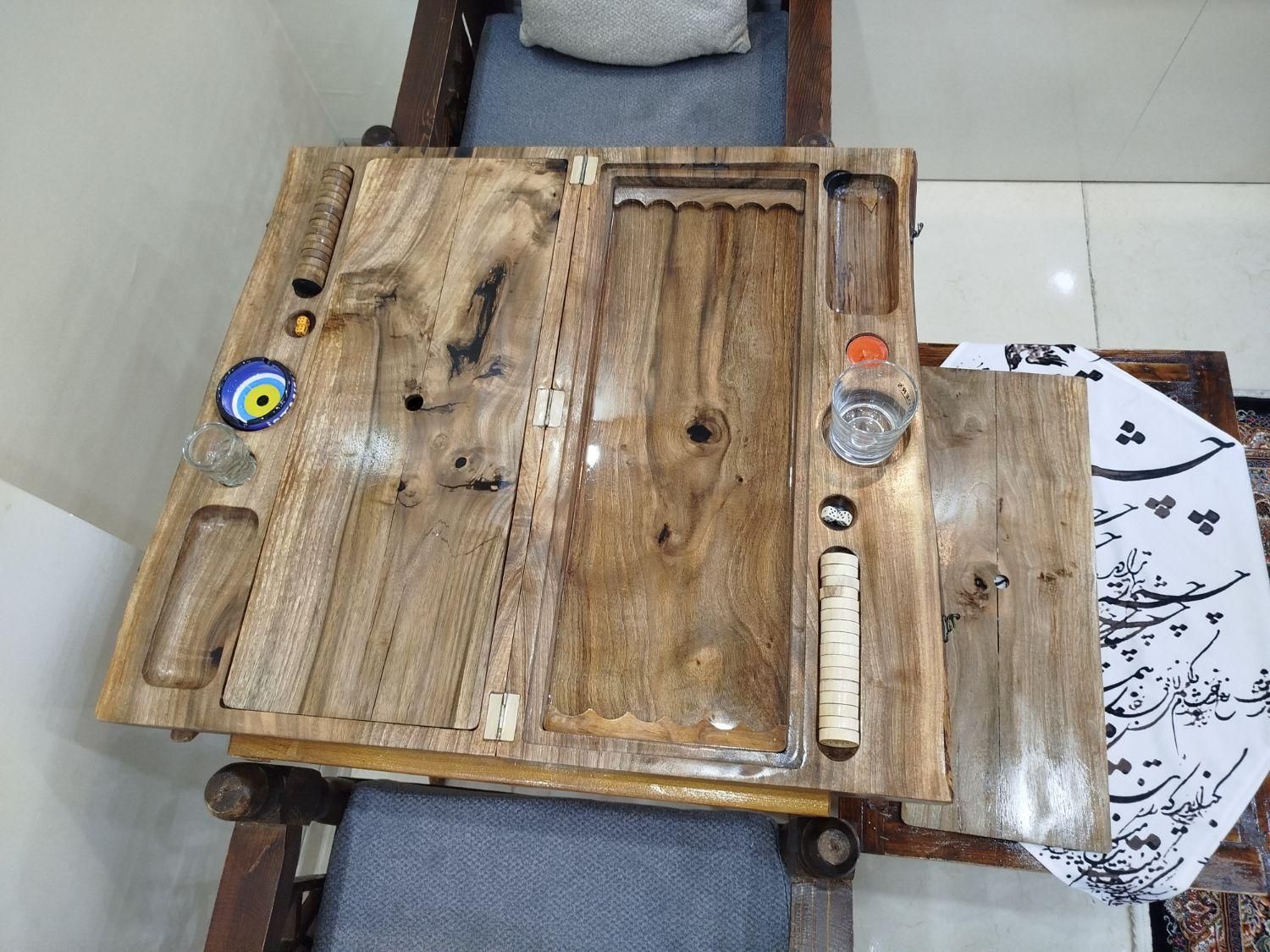 تخته نرد رستیک چوب گردو|اسباببازی|پردیس, فاز ۸|دیوار