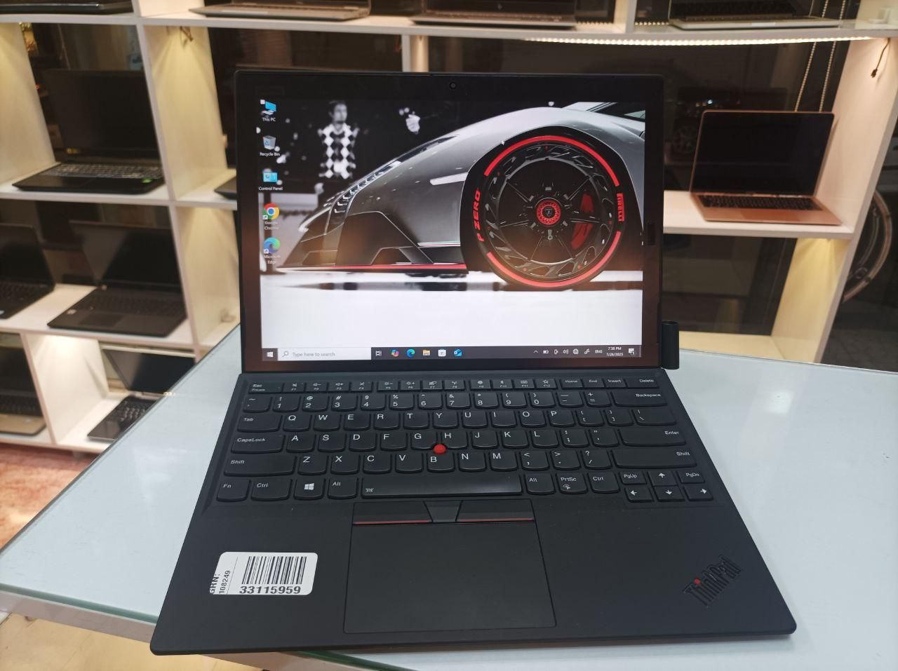 لپ تاپ لمسی  جداشو lenovo x1       فروش اقساطی|رایانه همراه|سمنان, |دیوار