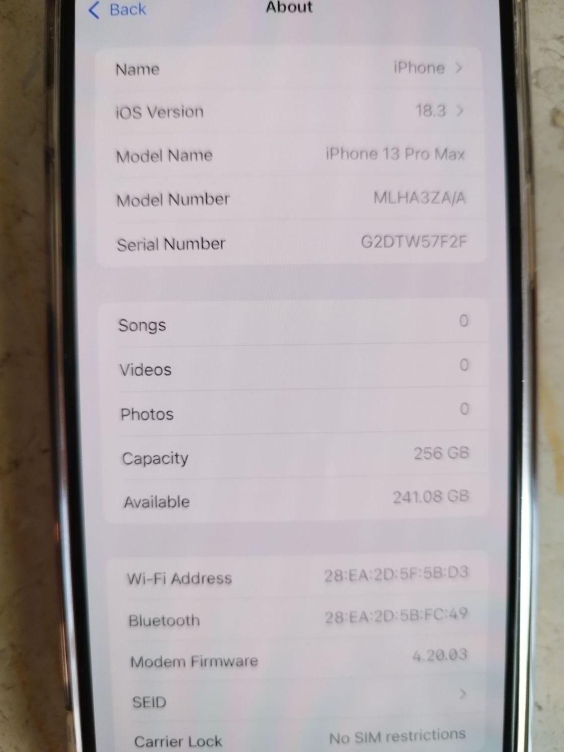 اپل iPhone 13 Pro Max با حافظهٔ ۲۵۶ گیگابایت|موبایل|شیروان (خراسان), |دیوار