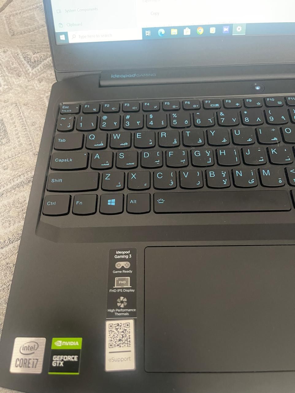 لپ تاپ لنووا ideapad Gaming 3 core i7|رایانه همراه|شیراز, دکتر حسابی|دیوار