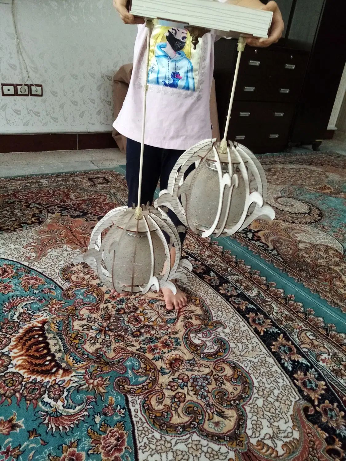 لوستر|لوستر و چراغ آویز|کرج, کرج نو|دیوار