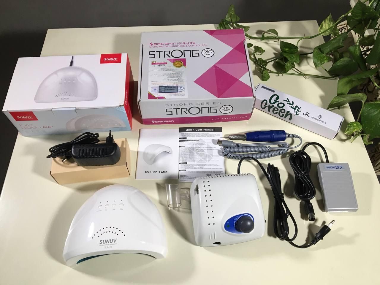 سوهان برقی اورجینال استرانگ۲۱۰ کاملا نو‌ و UV LED|آرایشی، بهداشتی، درمانی|رشت, یخسازی|دیوار