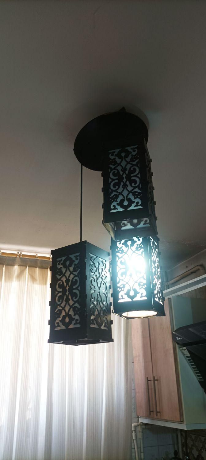 آباژور چوبی|لوستر و چراغ آویز|نیشابور, |دیوار