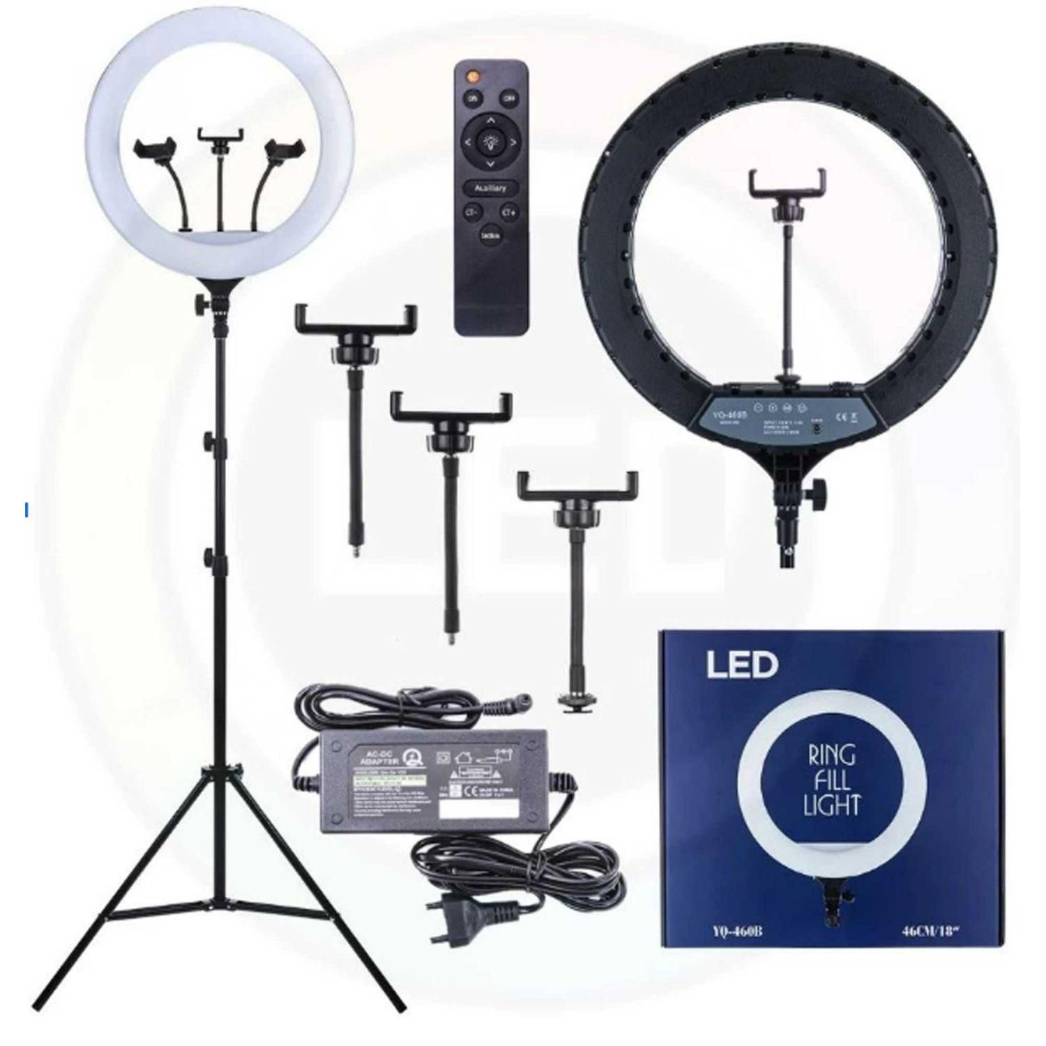 رینگ لایت قطر (45) 75 وات + سه پایه دومتری|دوربین عکاسی و فیلمبرداری|کرج, مصباح|دیوار