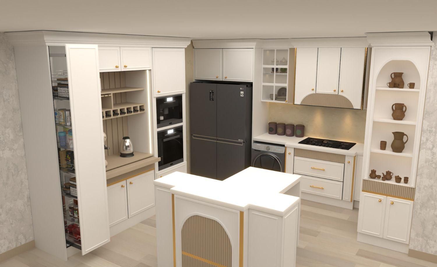 کابینت ام دی اف هایگلاس ممبران|مصالح و تجهیزات ساختمان|علیآباد کتول, |دیوار