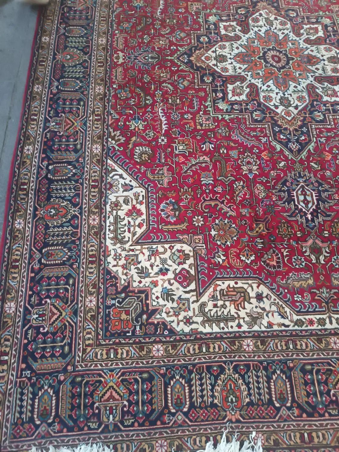 جفت نه متری کارکرده سی رج|فرش|تبریز, |دیوار