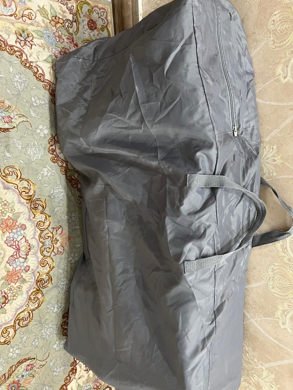 تخت کنار مادر قابل جا به جایی طوسی رنگ|تخت و صندلی بچه|کرج, جهان‌شهر|دیوار