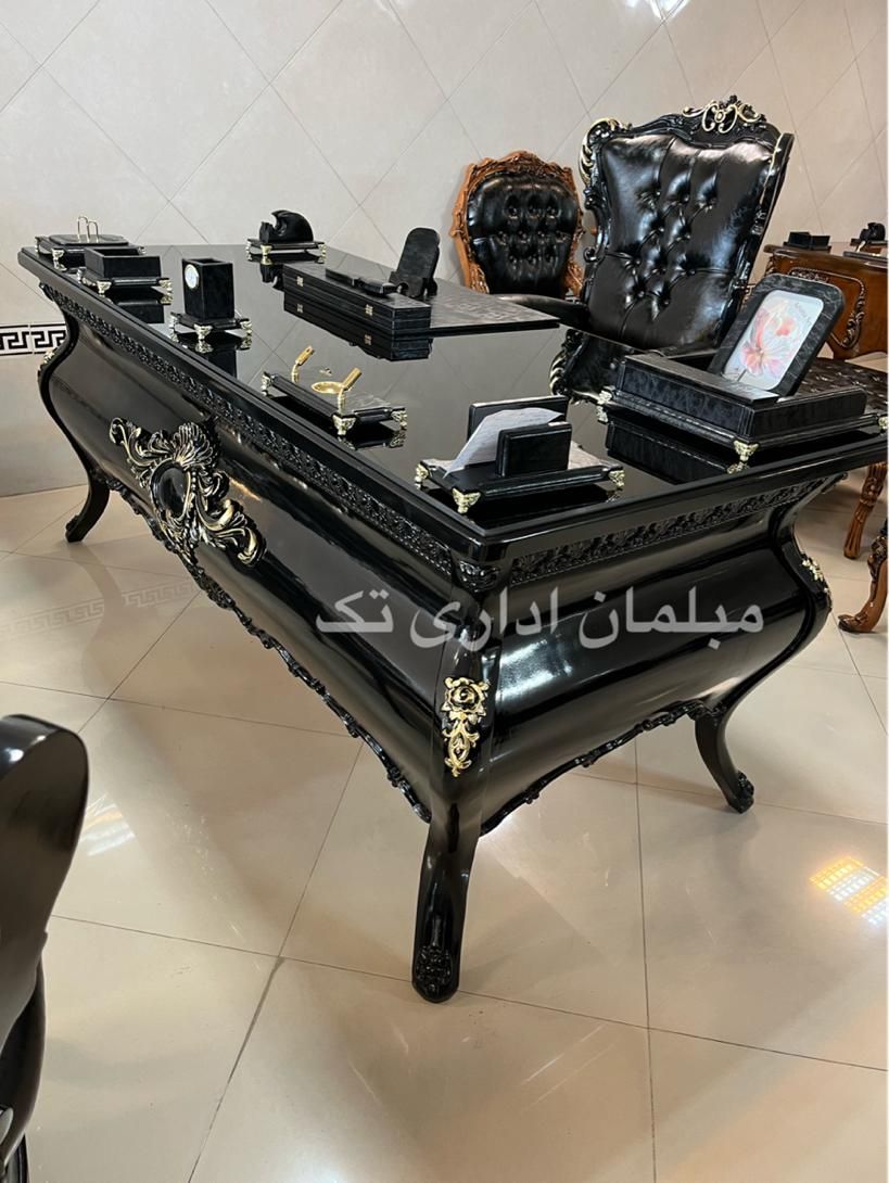 مبلمان اداری تک٪میزوصندلی اداری مدل آلفاجلوبسته|مبلمان اداری|چهاردانگه (تهران), |دیوار