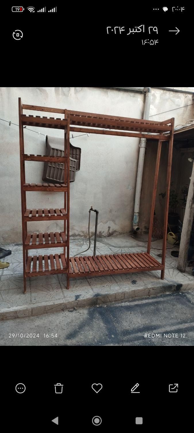 رگال لباس چوبی|مبلمان خانگی و میز عسلی|کرمانشاه, |دیوار