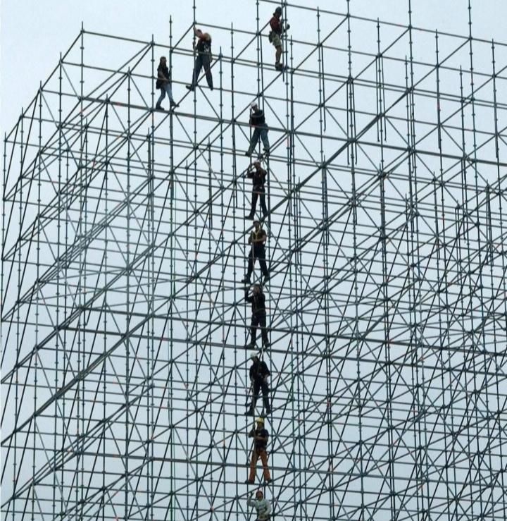 نصب سریع و مطمعن داربست فلزی با بهترین قیمت|خدمات پیشه و مهارت|مشهد, طبرسی شمالی|دیوار