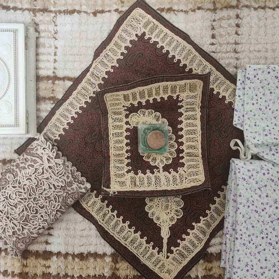 جانماز عروس و داماد، چادر نماز عروس و سجاده و مهر|لباس|کرج, برغان|دیوار