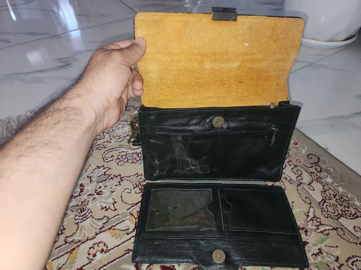 کیف چرمی رمز دار مدارک|کیف، کفش، کمربند|اصفهان, برازنده|دیوار