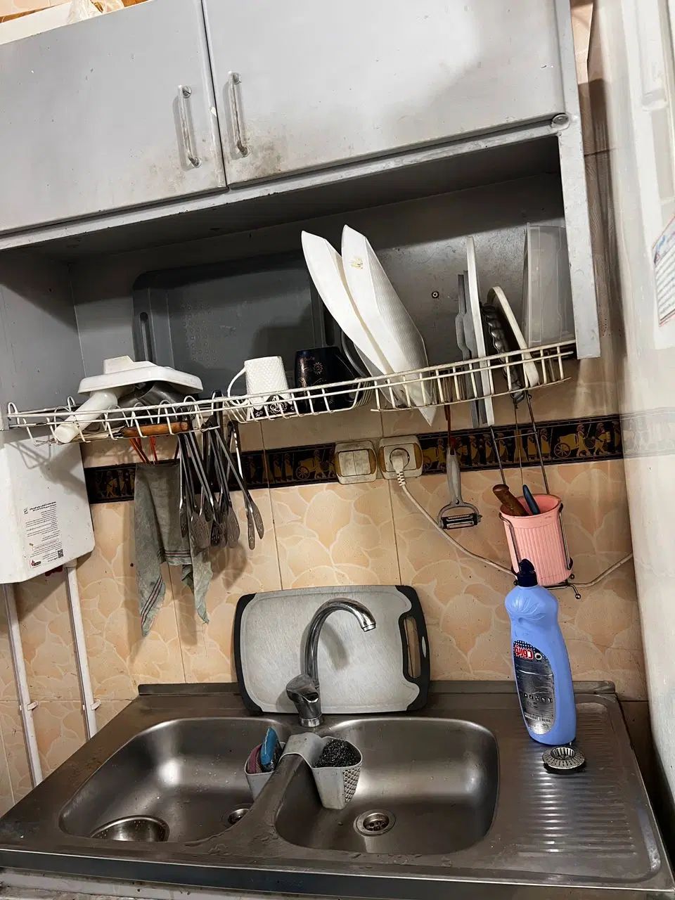سینک و کابینت و شیر دو کاره|آب‌چکان و نظم‌دهنده ظروف|رشت, آزادگان|دیوار