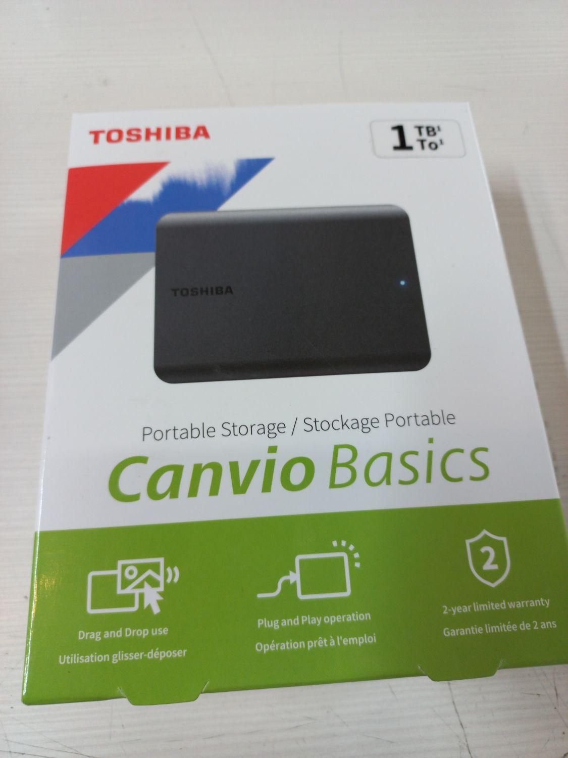 هارد اکسترنال توشیبا گارانتی اصلی آکبند و پلمپ|قطعات و لوازم جانبی رایانه|قم, صفائیه|دیوار