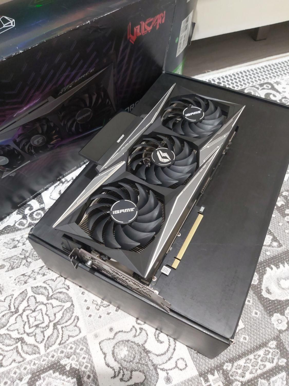 گرافیک RTX 3070 برند IGAME VULCAN مثل نو|قطعات و لوازم جانبی رایانه|تهران, شهرک ولیعصر|دیوار