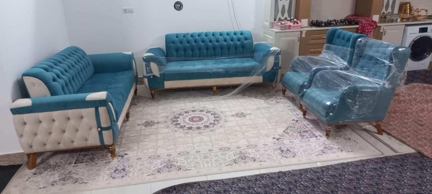 مبل راحتی مبلمان هفت نفره پیتر عمده ای و تکی|مبلمان خانگی و میز عسلی|قم, علی آباد|دیوار