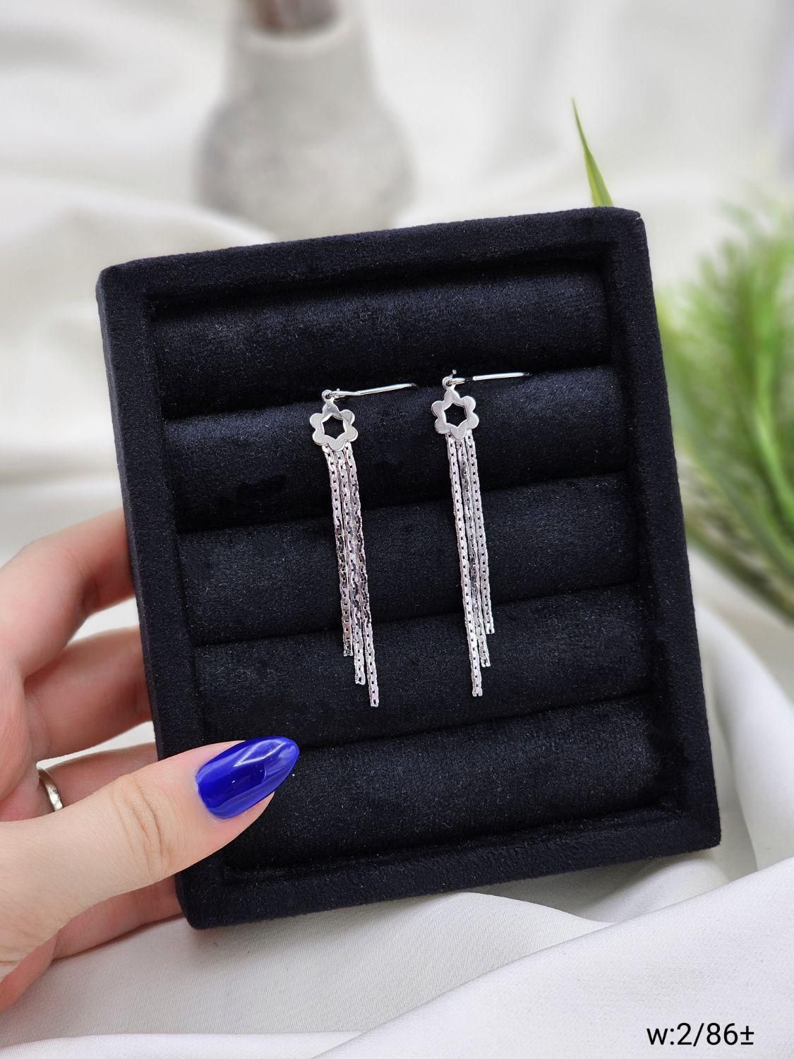 گوشواره نقره آویز شگفت انگیز تخفیف ویژه نقره سازی۵|بدلیجات|تبریز, |دیوار