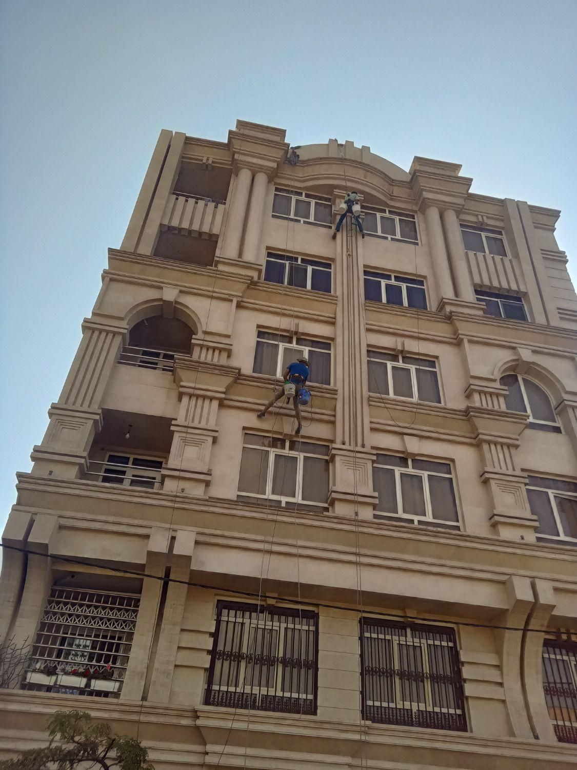 پیچ و رولپلاک و شستشوی نما بدون داربست (راپل)|خدمات پیشه و مهارت|تهران, کیانشهر|دیوار