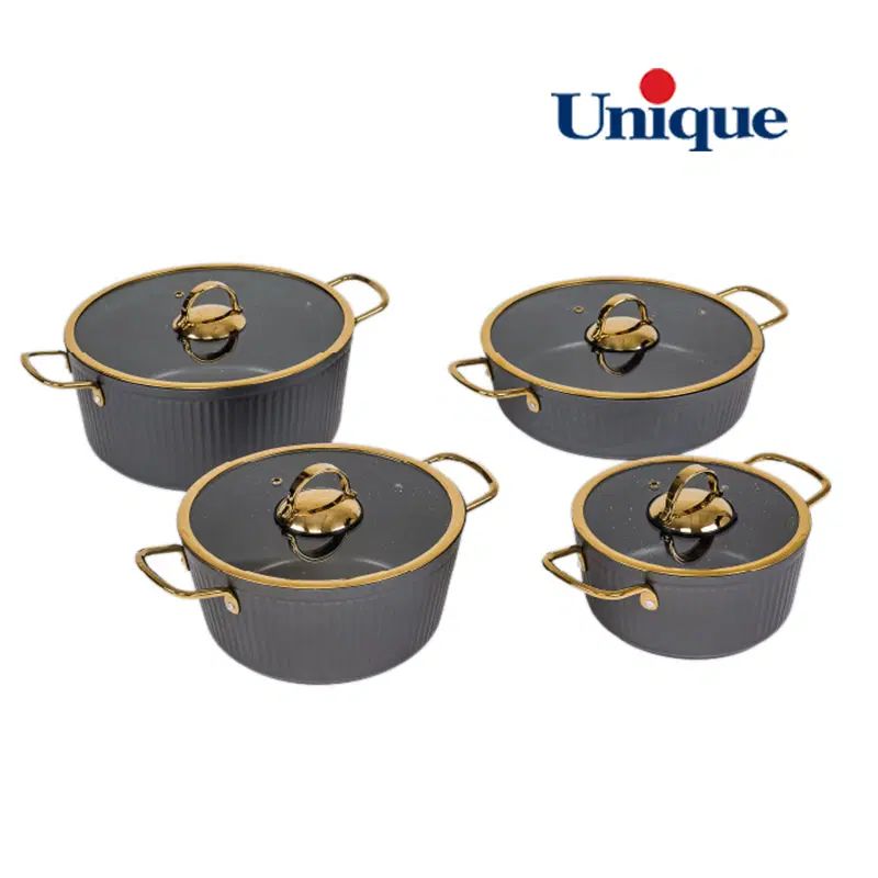 سرویس قابلمه چدن گرانیت 8 پارچه یونیک کد 8404|ظروف پخت‌وپز|فردیس, شهرک ارم|دیوار