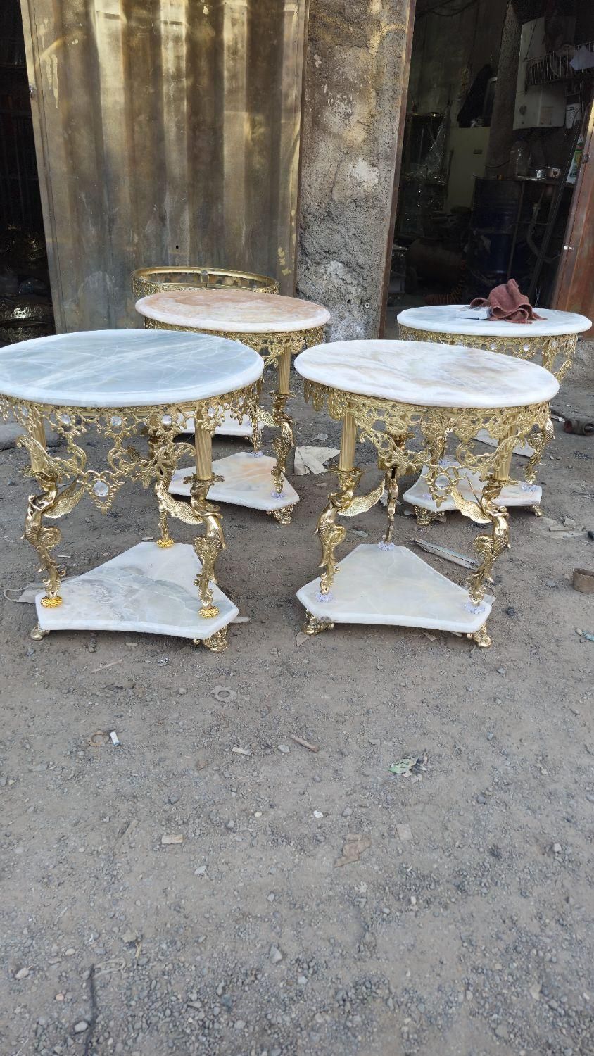 میز خاطره(میز تلفن)برنزی|میز تلفن|پاکدشت, خاتون آباد|دیوار