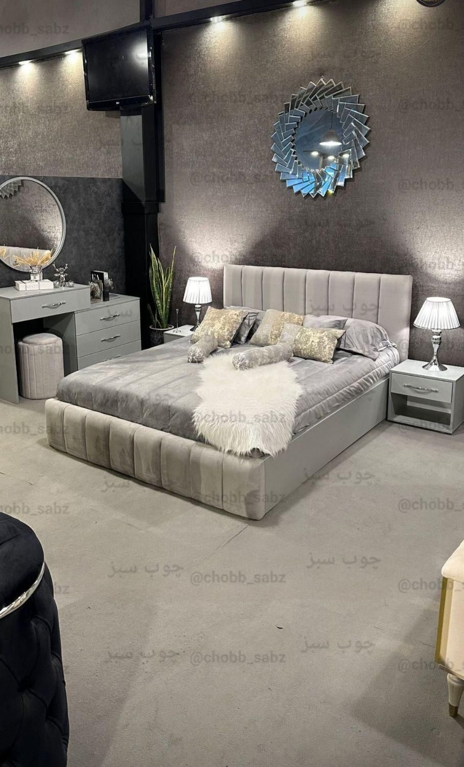 سرویس خواب مدل آوینا|تخت و سرویس خواب|کنگاور, |دیوار